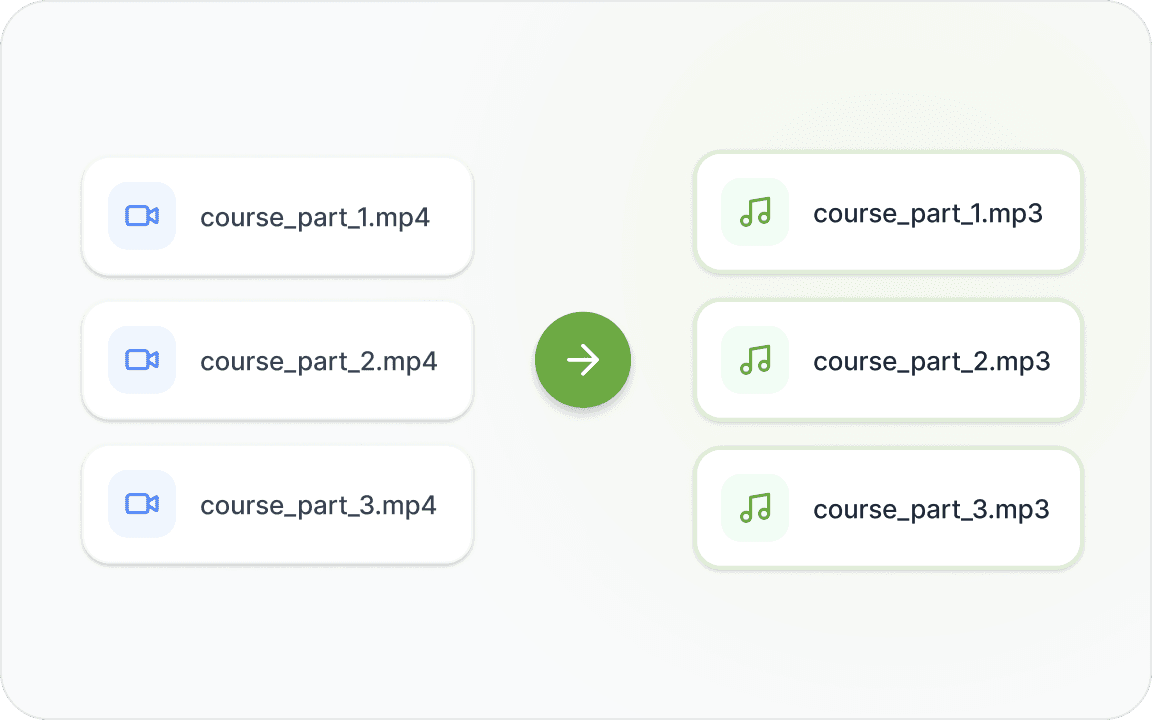视频批量一键提取音频,效率翻倍